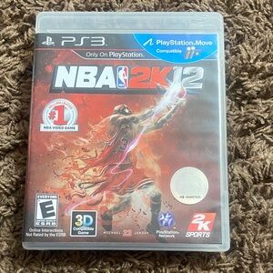 NBA 2K12 for PS3 - Black and Red
